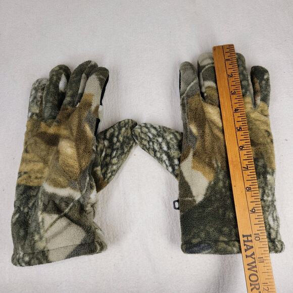 Outfitters Ridge Gloves Camo Green Woodlands Gorpcore Cold Warm Hunter Hunting - Picture 4 of 11